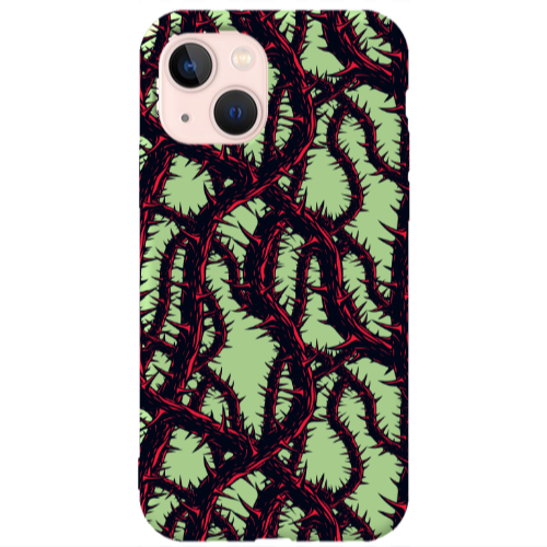 Apple iPhone 13 Prickly ivy Light Green Colored Silicone TPU Θήκη
