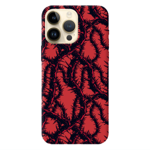 Apple iPhone 13 Pro Max Prickly ivy Red Colored Silicone TPU Θήκη