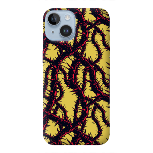 Apple iPhone 14 Plus Prickly ivy Yellow Colored Silicone TPU Θήκη