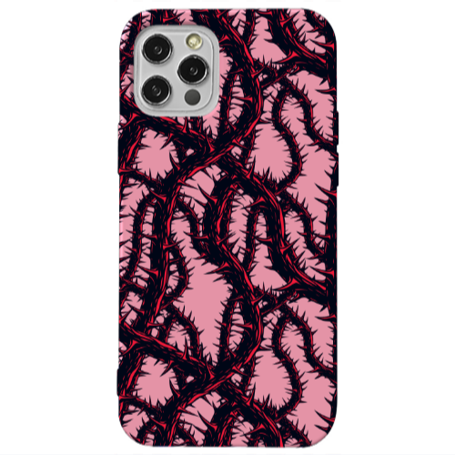 Apple iPhone 13 Pro Prickly ivy Pink Colored Silicone TPU Θήκη