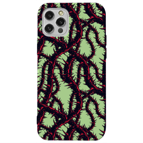 Apple iPhone 12 Pro Prickly ivy Light Green Colored Silicone TPU Θήκη