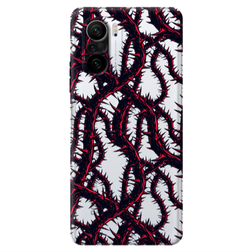 Xiaomi Poco F3 Prickly ivy Transparent Silicone TPU Θήκη