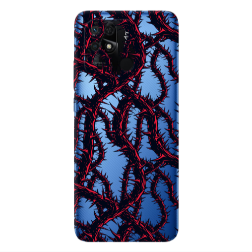 Xiaomi Poco C40 Prickly ivy Transparent Silicone TPU Θήκη