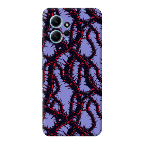 Xiaomi Redmi Note 12 4G Prickly ivy Purple Colored Silicone TPU Θήκη