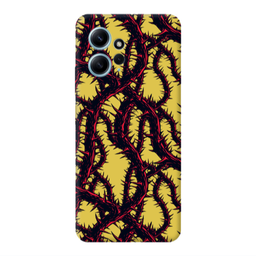 Xiaomi Redmi Note 12 4G Prickly ivy Yellow Colored Silicone TPU Θήκη
