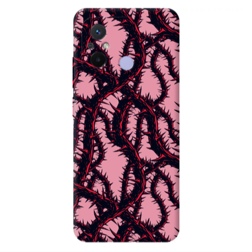 Xiaomi Redmi 12C Prickly ivy Pink Colored Silicone TPU Θήκη