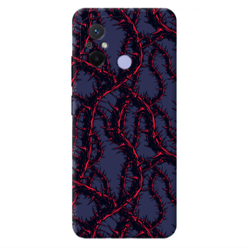 Xiaomi Redmi 12C Prickly ivy Dark blue Colored Silicone TPU Θήκη