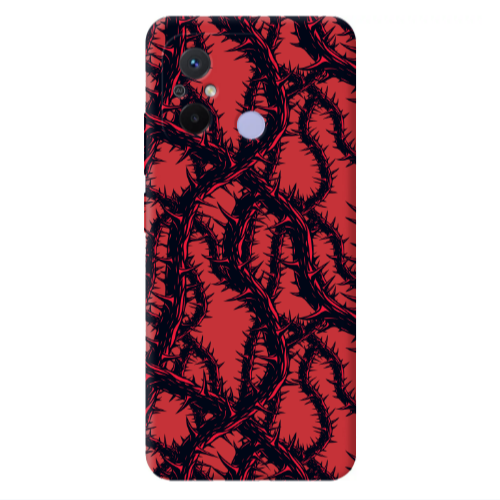 Xiaomi Redmi 12C Prickly ivy Red Colored Silicone TPU Θήκη