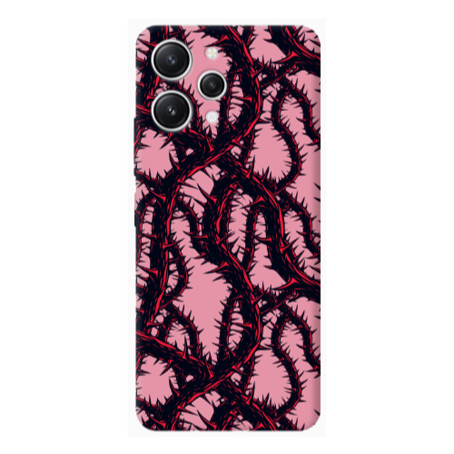 Xiaomi Redmi 12 Prickly ivy Pink Colored Silicone TPU Θήκη