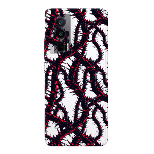 Xiaomi Poco F5 Pro Prickly ivy Transparent Silicone TPU Θήκη