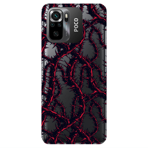 Xiaomi Poco M5 s Prickly ivy Transparent Silicone TPU Θήκη
