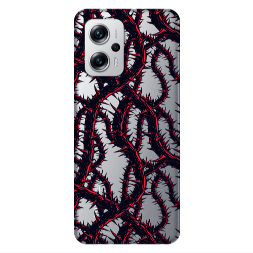 Xiaomi Poco X4 GT Prickly ivy Transparent Silicone TPU Θήκη