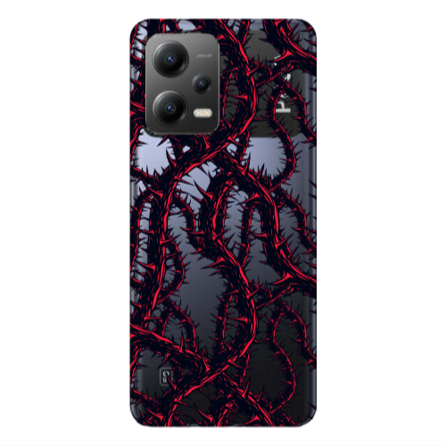 Xiaomi Poco X5 Prickly ivy Transparent Silicone TPU Θήκη