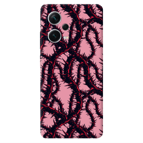 Xiaomi Poco X5 Prickly ivy Pink Colored Silicone TPU Θήκη