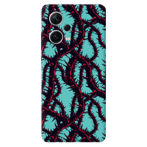 Xiaomi Poco X5 Prickly ivy Turquoise Colored Silicone TPU Θήκη