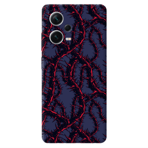 Xiaomi Poco X5 Prickly ivy Dark blue Colored Silicone TPU Θήκη