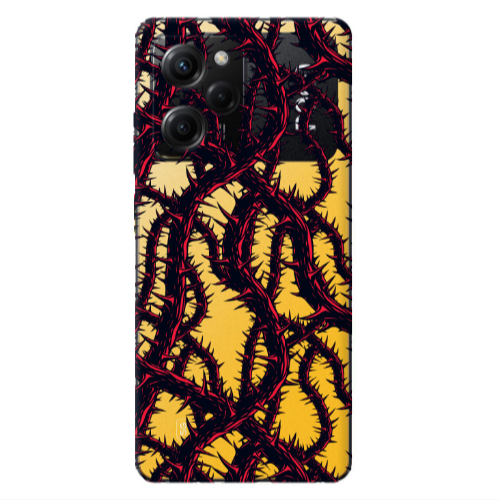 Xiaomi Poco X5 Pro Prickly ivy Transparent Silicone TPU Θήκη