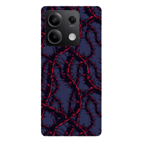 Xiaomi Redmi Note 13 5G Prickly ivy Dark blue Colored Silicone TPU Θήκη