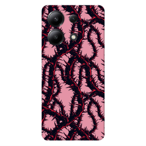 Xiaomi Redmi Note 13 4G Prickly ivy Pink Colored Silicone TPU Θήκη