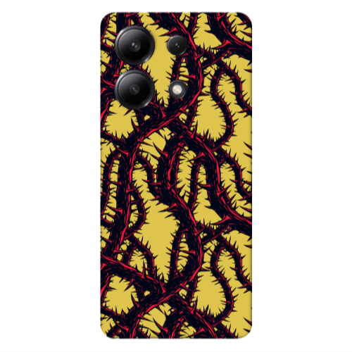 Xiaomi Redmi Note 13 4G Prickly ivy Yellow Colored Silicone TPU Θήκη