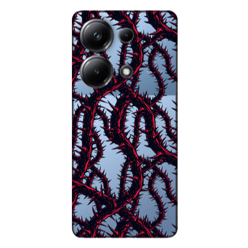Xiaomi Poco M6 Pro 4G Prickly ivy Transparent Silicone TPU Θήκη