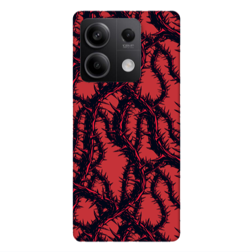 Xiaomi Redmi Note 13Pro 5G Prickly ivy Red Colored Silicone TPU Θήκη