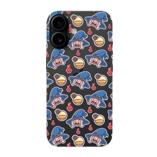 Apple Iphone 16 plus Sweet Witch Transparent Silicone TPU Θήκη