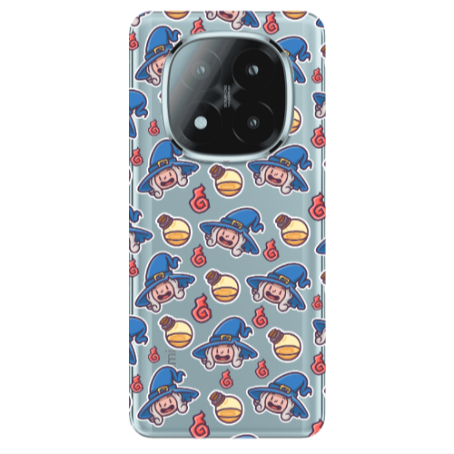 Xiaomi Redmi Note 14 Pro + 5g Sweet Witch Transparent Silicone TPU Θήκη