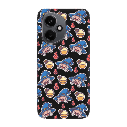 Honor Magic 400 Sweet Witch Black Colored Silicone TPU Θήκη