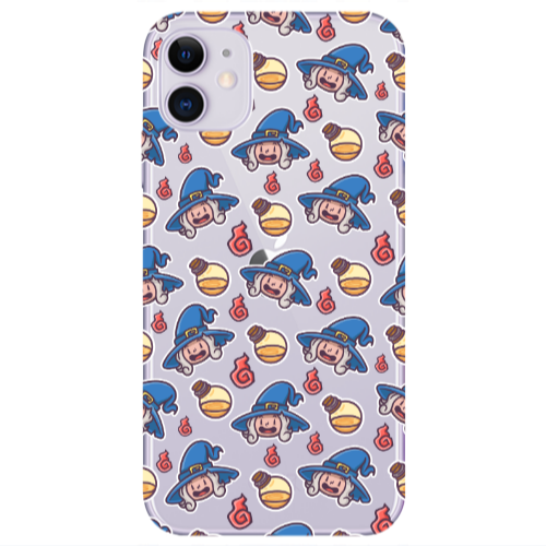 Apple iPhone 11  Sweet Witch Transparent Silicone TPU Θήκη