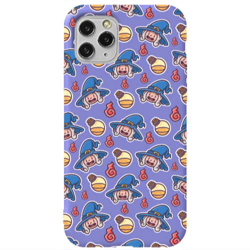 Apple iPhone 11 Pro Sweet Witch Purple Colored Silicone TPU Θήκη