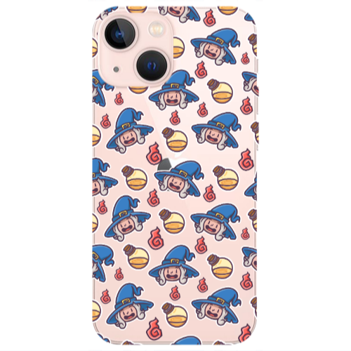 Apple iPhone 13 Sweet Witch Transparent Silicone TPU Θήκη