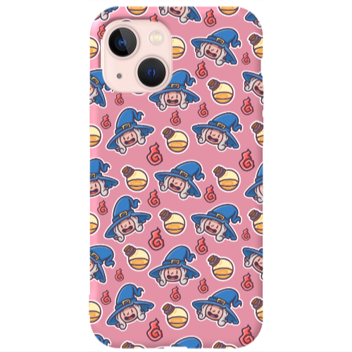 Apple iPhone 13 Sweet Witch Pink Colored Silicone TPU Θήκη