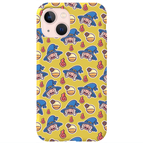 Apple iPhone 13 Sweet Witch Yellow Colored Silicone TPU Θήκη
