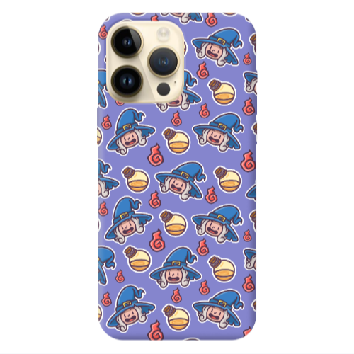 Apple iPhone 13 Pro Max Sweet Witch Purple Colored Silicone TPU Θήκη