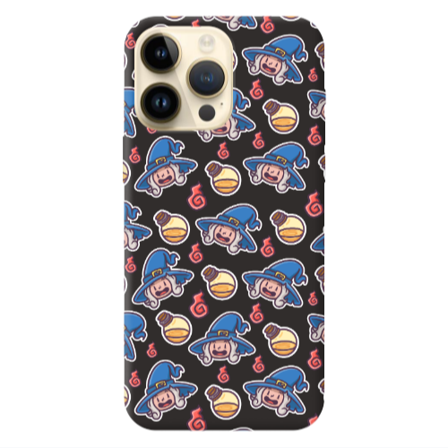 Apple iPhone 13 Pro Max Sweet Witch Black Colored Silicone TPU Θήκη