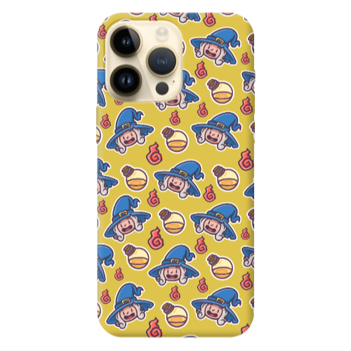 Apple iPhone 13 Pro Max Sweet Witch Yellow Colored Silicone TPU Θήκη