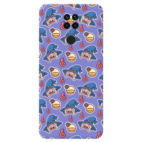 Xiaomi Redmi Note 9 Sweet Witch Purple Colored Silicone TPU Θήκη