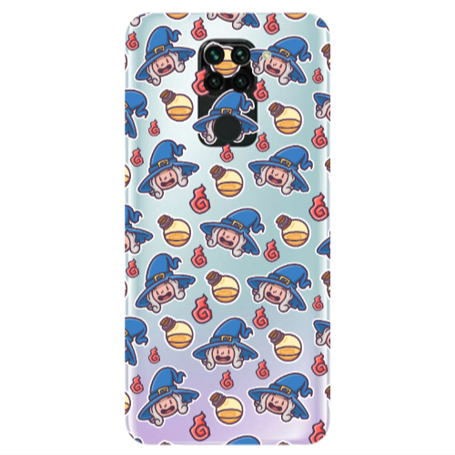 Xiaomi Redmi Note 9 Sweet Witch Transparent Silicone TPU Θήκη