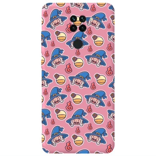 Xiaomi Redmi Note 9 Sweet Witch Pink Colored Silicone TPU Θήκη