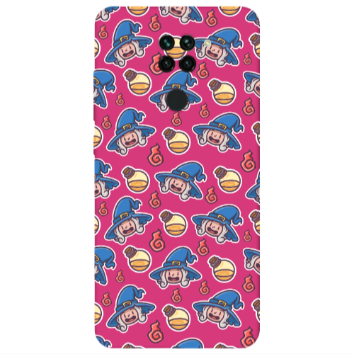 Xiaomi Redmi Note 9 Sweet Witch Fuchsia Colored Silicone TPU Θήκη