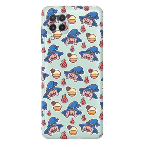 Samsung A22 4G Sweet Witch Transparent Silicone TPU Θήκη