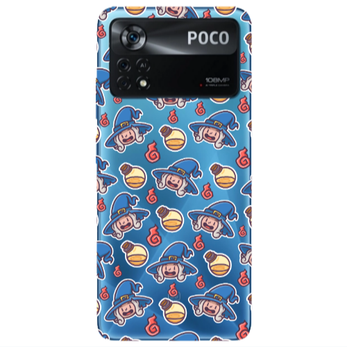 Xiaomi Poco X4 Pro Sweet Witch Transparent Silicone TPU Θήκη