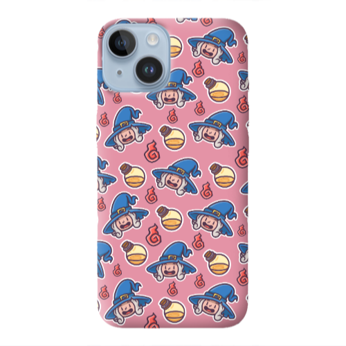 Apple iPhone 14  Sweet Witch Pink Colored Silicone TPU Θήκη