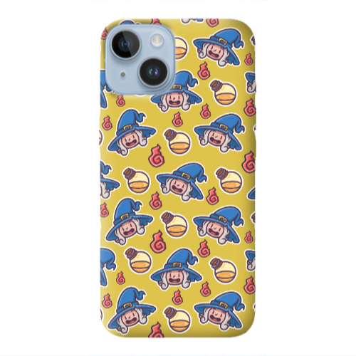 Apple iPhone 14 Plus Sweet Witch Yellow Colored Silicone TPU Θήκη