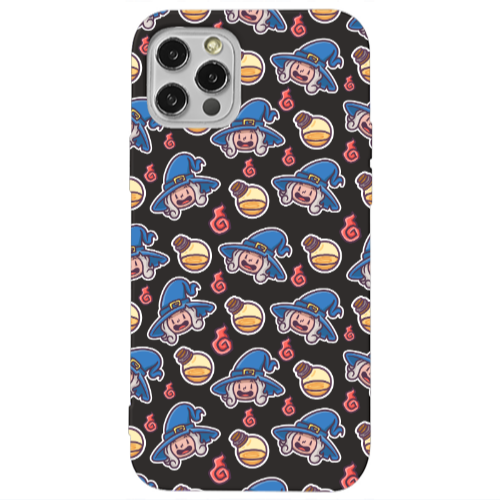 Apple iPhone 13 Pro Sweet Witch Black Colored Silicone TPU Θήκη