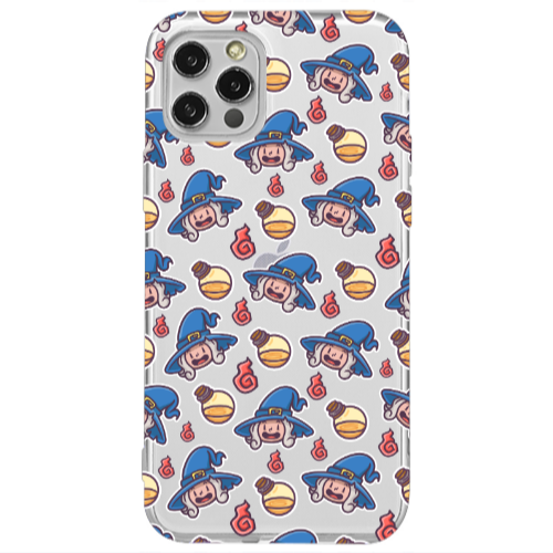 Apple iPhone 12 Pro Sweet Witch Transparent Silicone TPU Θήκη