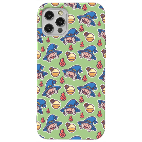 Apple iPhone 12 Pro Sweet Witch Light Green Colored Silicone TPU Θήκη