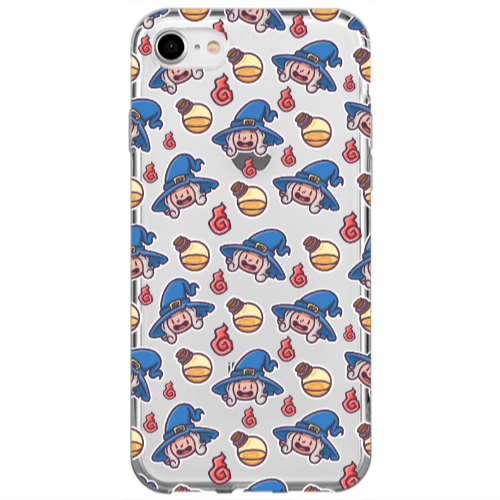 Apple iPhone SE 2020 Sweet Witch Transparent Silicone TPU Θήκη