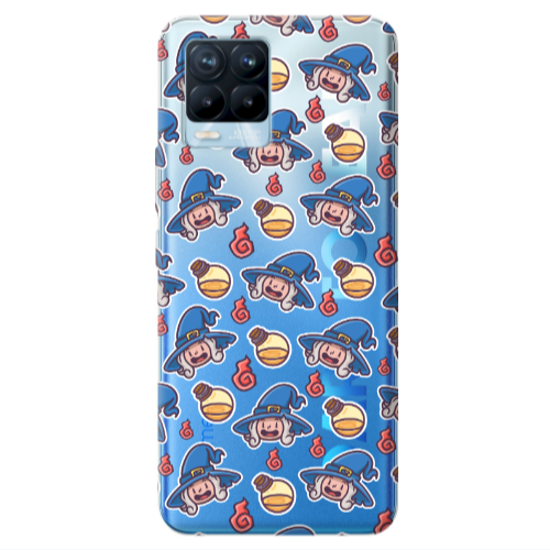 Realme 8 Pro Sweet Witch Transparent Silicone TPU Θήκη